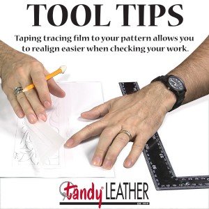 Tandy Leather Leathercraft Tool Tip: Tracing Film