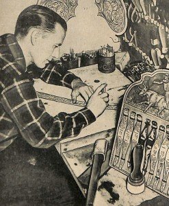 Ken Griffin Leather Carving