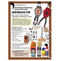 Archaeology Tooling Arrowhead Necklace Lesson Plan